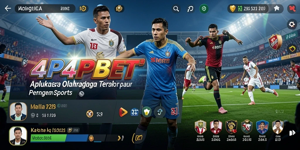 Tampilan gameplay seru dan interaktif dari 4P4PBET dalam aplikasi olahraga.