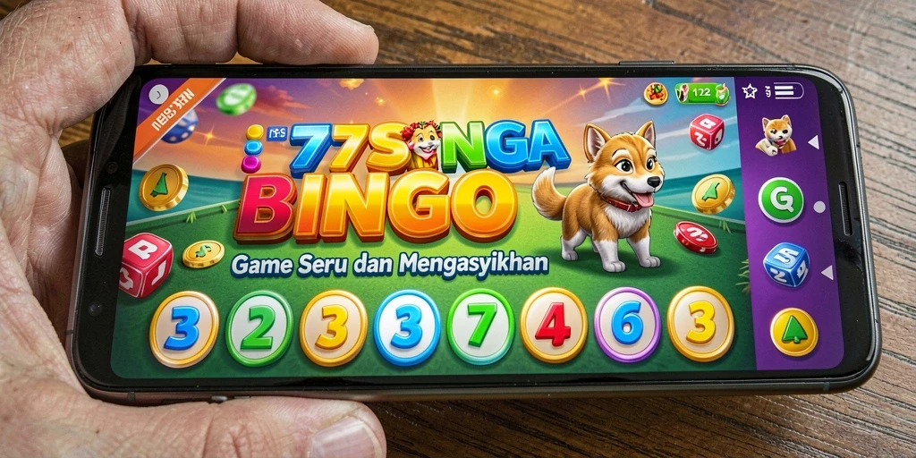 Tampilan gameplay Bingo yang menarik di aplikasi 77SINGA.