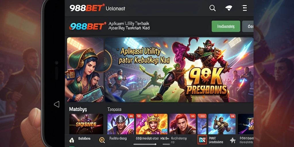 Tampilan utama <strong>988BET</strong> dengan fitur pengingat dan pengelolaan tugas.
