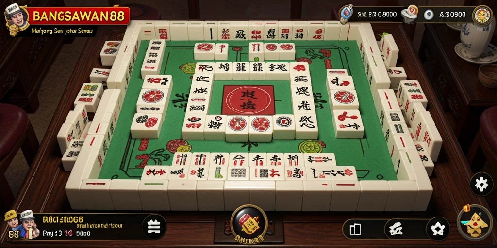 Tangkapan layar BANGSAWAN88 menampilkan suasana permainan Mahjong yang seru dan menantang.