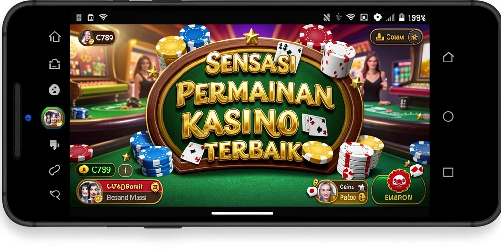 Tampilan gameplay C789 yang menarik dengan elemen Kasino.