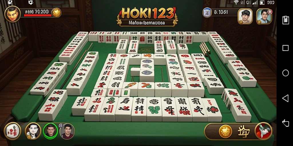 Menampilkan gameplay Mahjong yang seru dan menantang di HOKI123.