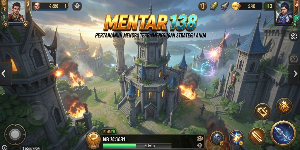 Tampilan screenshot gameplay MENTARI138 yang menegangkan di Tower Defense.