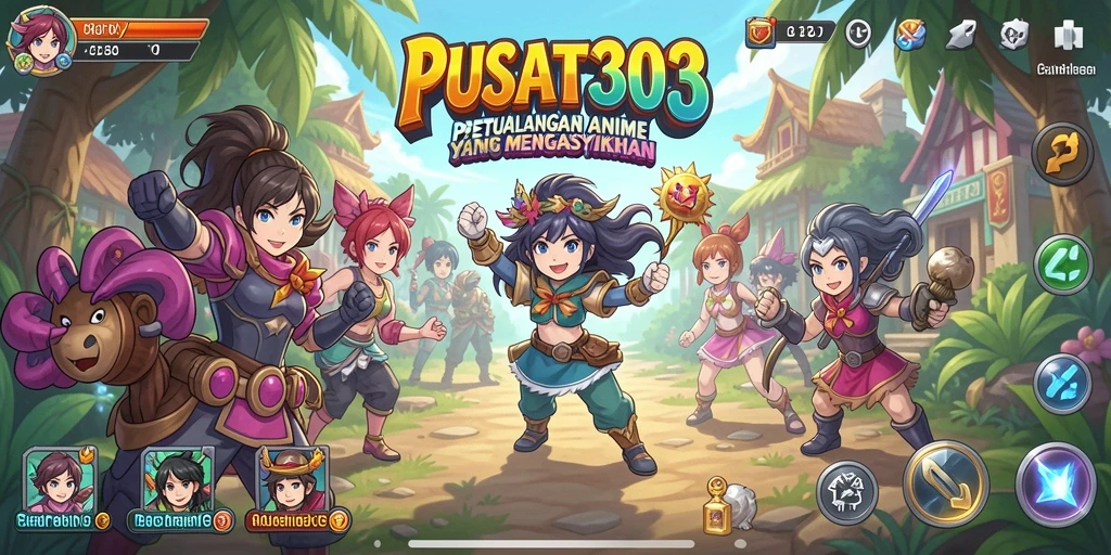 Tampilan gameplay PUSAT303 yang seru dan dinamis.