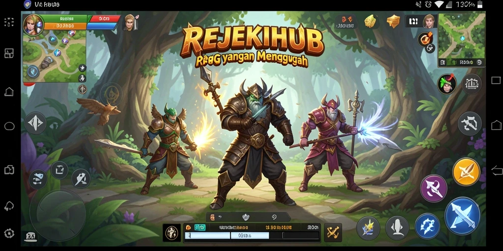 Tampilan menawan dari gameplay ARPG di REJEKIHUB.