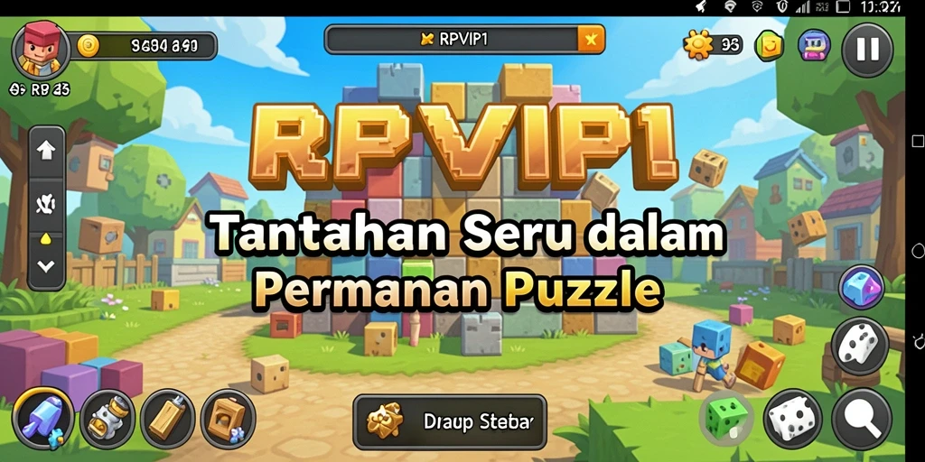 Tampilan gameplay menantang di RPVIP1 dengan beragam teka-teki.